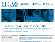 Tablet Screenshot of elgallc.com